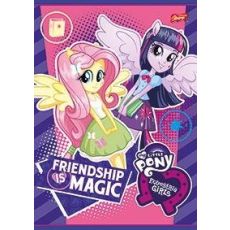 Zeszyt w okładce laminowanej kratka A5 32 kartki My Little Pony Equestria Girls