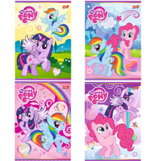 Zeszyt w okładce laminowanej linia podwójna A5 16 kartek My Little Pony