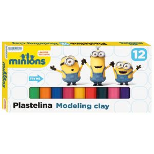 Plastelina 12 kolorów Minionki St. Majewski