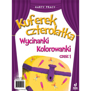 Kuferek Czterolatka Wycinanki,kolorowank