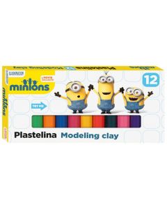 Plastelina 12 kolorów Minionki St. Majewski